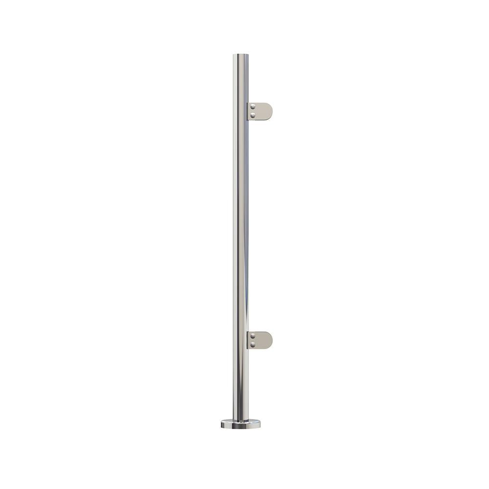 Handrail Post 316 Mirror - 42.4mm × 978mm / end post / plain top