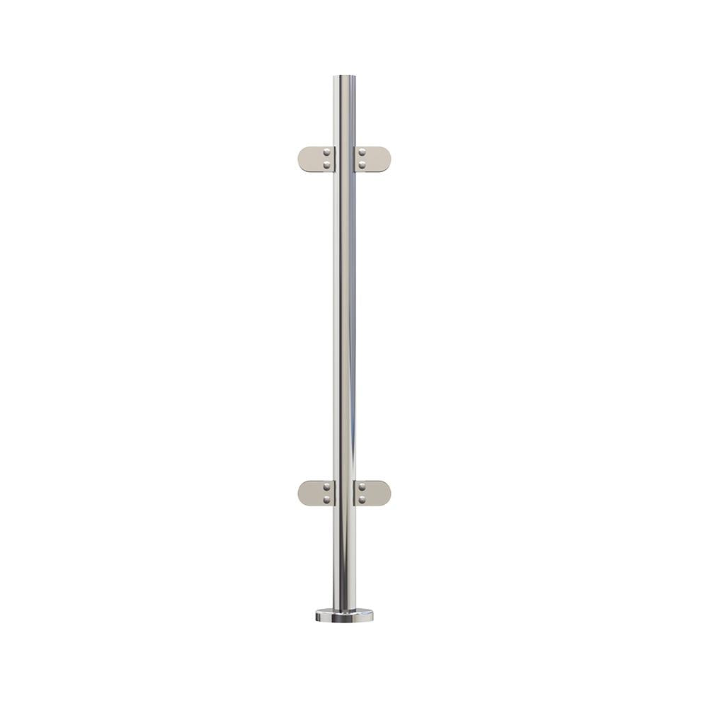 Handrail Post 316 Mirror - 42.4mm × 978mm / mid post / plain top