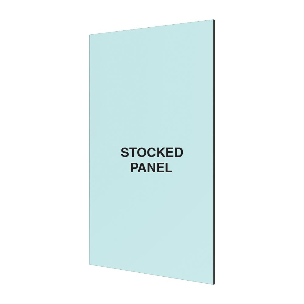21.5mm clear PVB laminated toughened glass balustrade panel 600mm x 1087mm with dubbed corners - Class 1 BS EN 12600 heavy-duty laminated safety glass