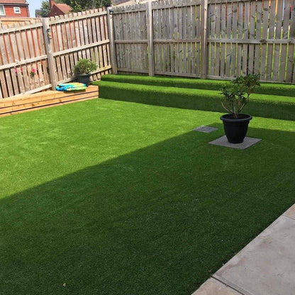 20mm Artificial Grass – Freshly Mown Look Lawn Roll - Rackerman