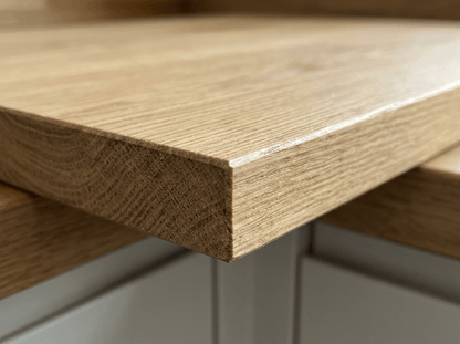 20mm Solid Oak Worktop – Slim Real Oak for Worktops, Shelves & Upstands - Rackerman