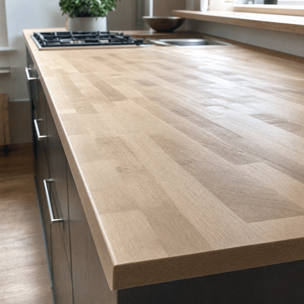 20mm Solid Oak Worktop – Slim Real Oak Worktop, Cut to Size for Worktops, Shelves, Upstands & Windowsills - Rackerman