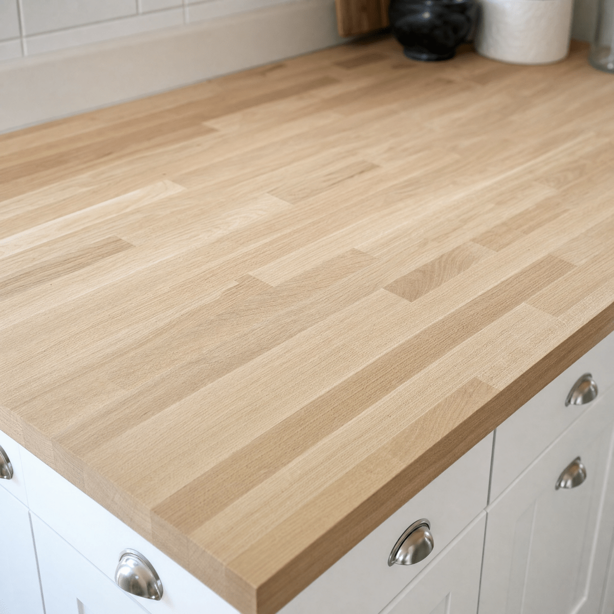 20mm Solid Oak Worktop – Slim Real Oak Worktop, Cut to Size for Worktops, Shelves, Upstands & Windowsills - Rackerman