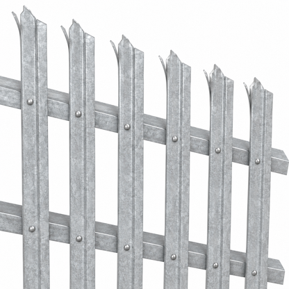 3.0m Galvanised Palisade Fencing Calculator - Work Out Your Fence Run