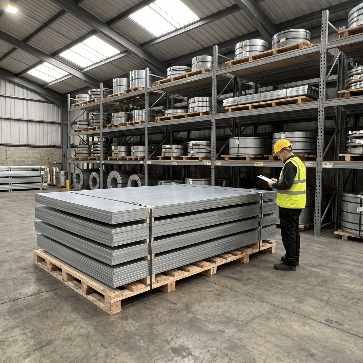 2500 x 1250mm Zintec Sheet – Zinc-Coated Mild Steel Plate - Rackerman