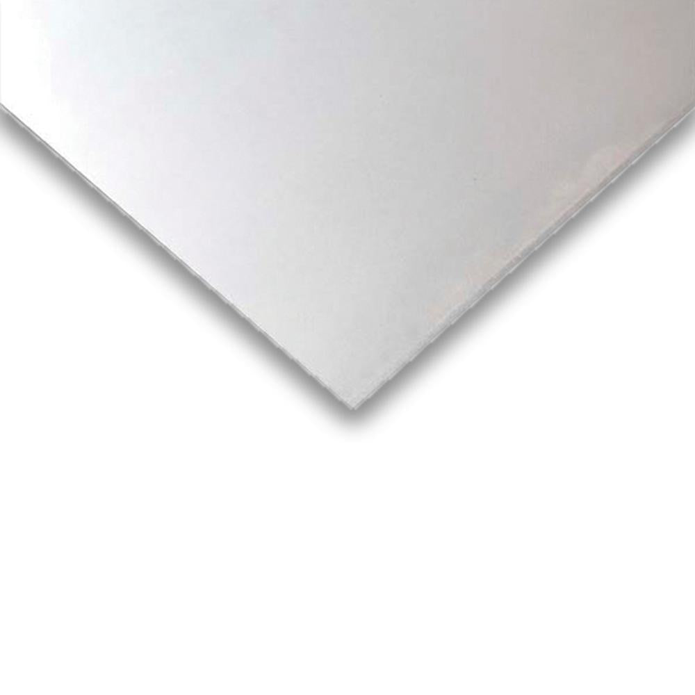 304 stainless mirror finish sheet 2000 x 1000mm 1.5mm - one side mirror, Nova Fibre backing