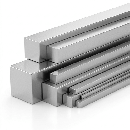 Stainless steel square bar sizes 6mm to 25mm