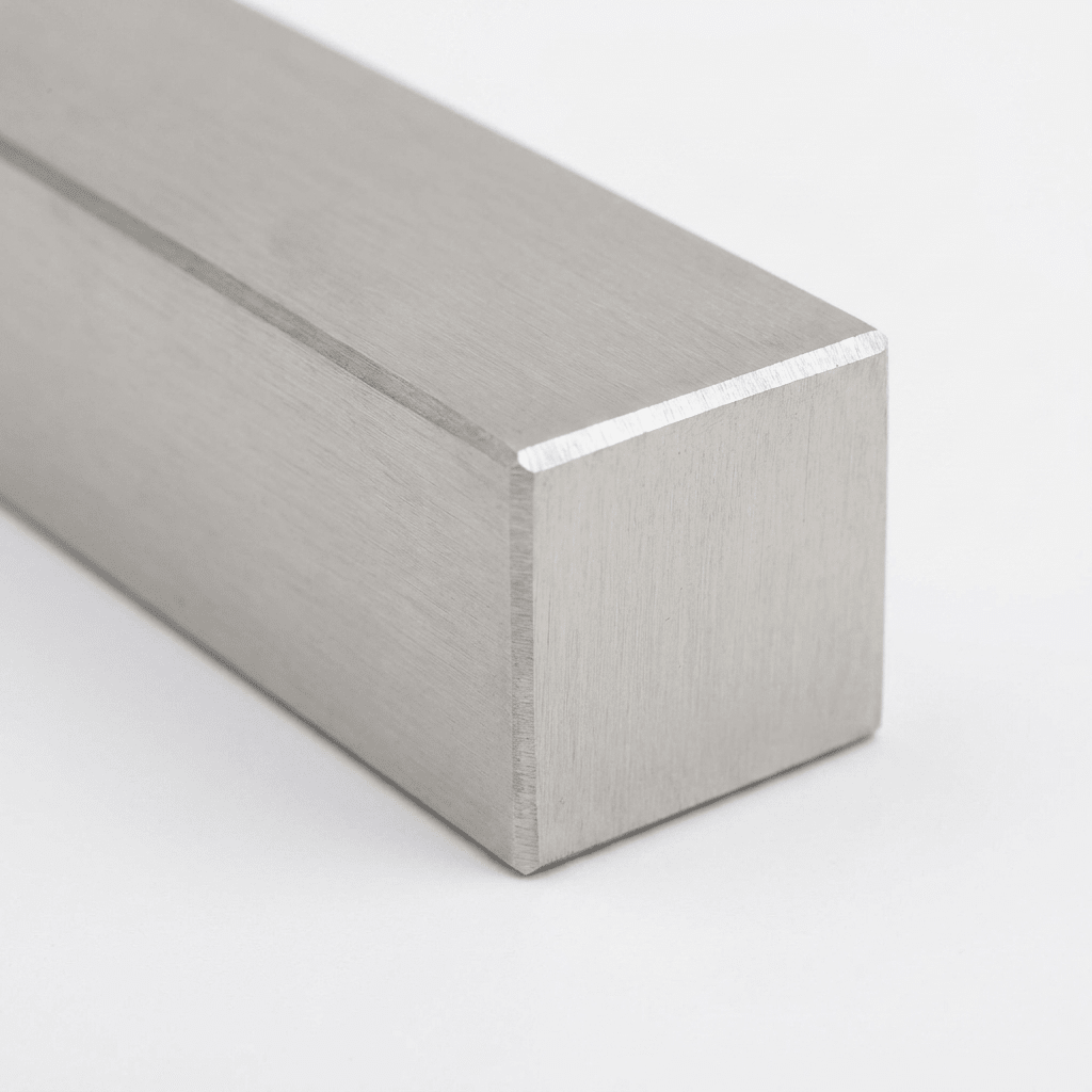 304 stainless square bar cut end detail