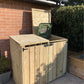 Wheelie Bin Storage Box Wooden Outdoor Shed
