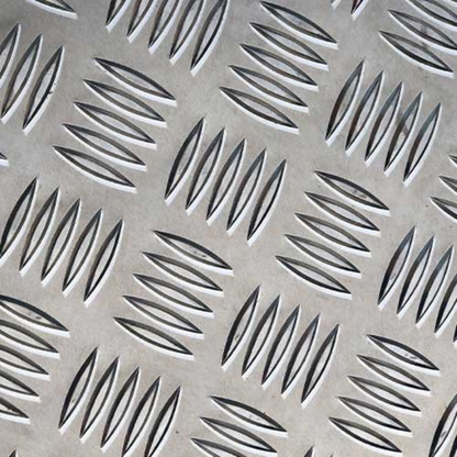 Aluminium Chequer Plate 8 × 4 Sheet – Diamond / Tread Pattern