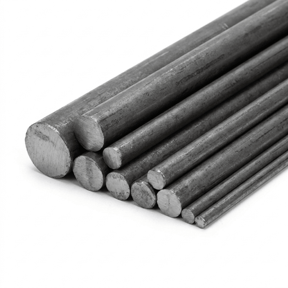 3m Mild Steel Round Bar S275 - Solid Steel Bar 8mm to 20mm - Rackerman