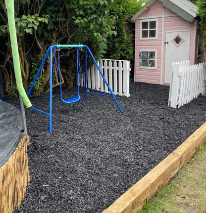 Rubber Mulch for Playgrounds – UK Stock, High Shock Absorption