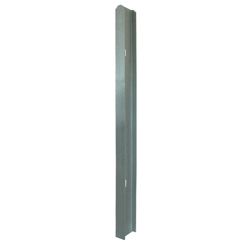 Galvanised palisade concrete-in post 2.1m - 98x55x6.72mm x 2725mm