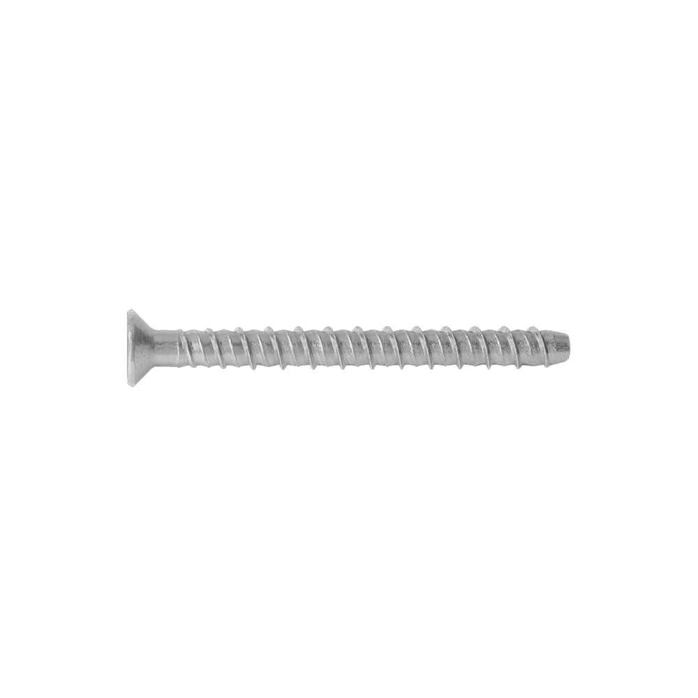Frameless glass balustrade concrete screw 12.5 x 90mm zinc flake