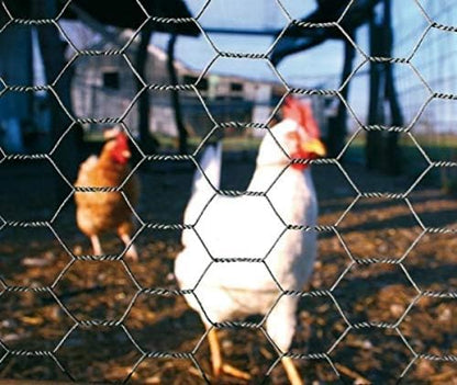 Galvanised Chicken Wire Mesh Roll – Hexagonal Fencing