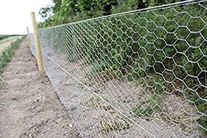 Galvanised Chicken Wire Mesh Roll – Hexagonal Fencing