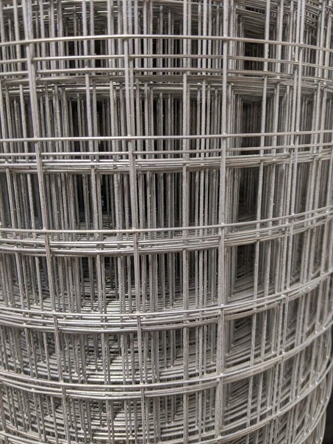 Galvanised Welded Wire Mesh 25m or 50m with 3 heights available