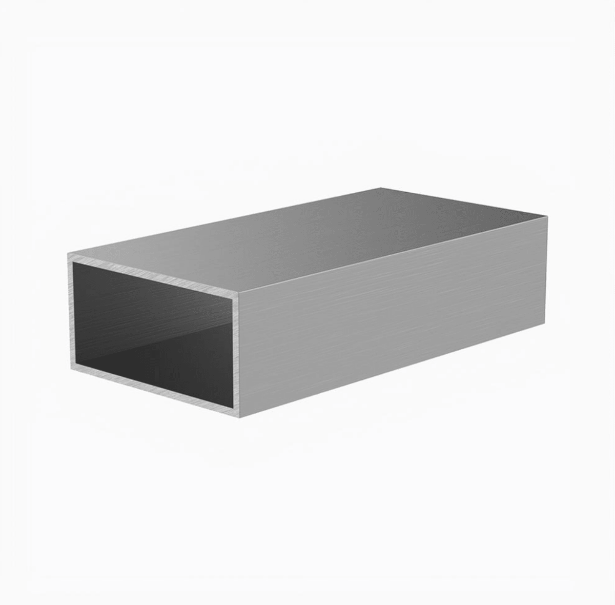 6063 T6 aluminium box section for frames and shopfitting