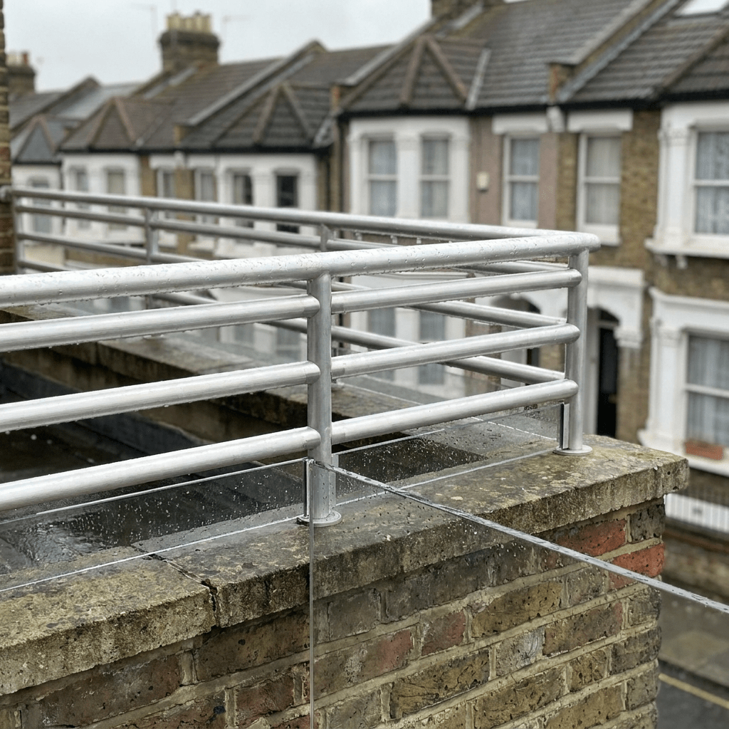 Lightweight aluminium round tube for handrails and frames