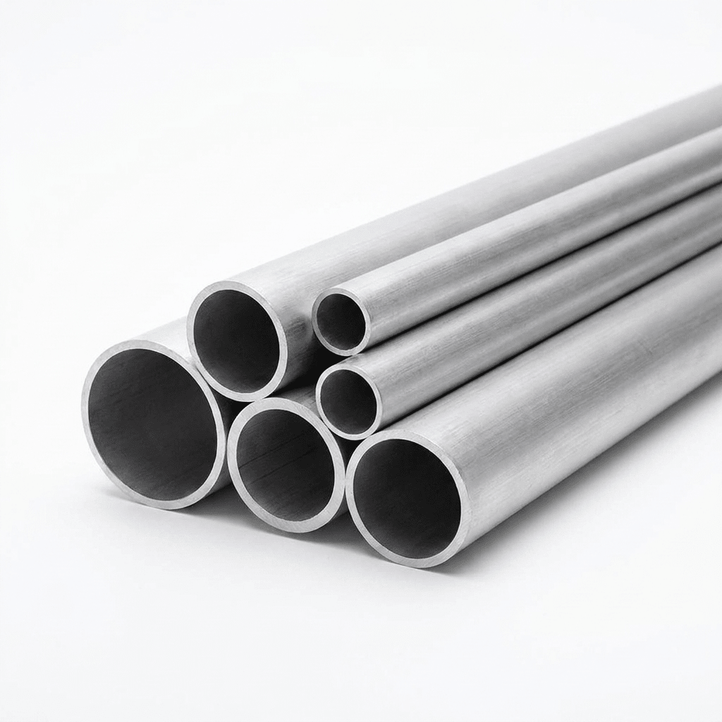 6063 aluminium round tube cut end and wall thickness