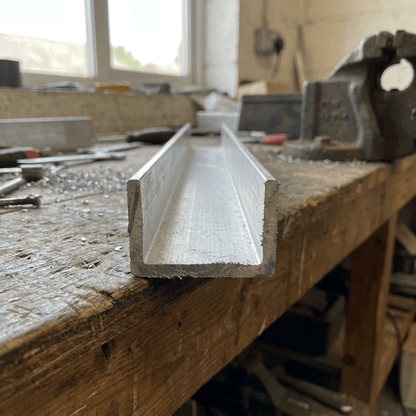 6063 T6 Aluminium Channel Section – 5m Lengths & Cut to Size, U Channel & C Channel Aluminium for Edging, Frames & Fabrication - Rackerman
