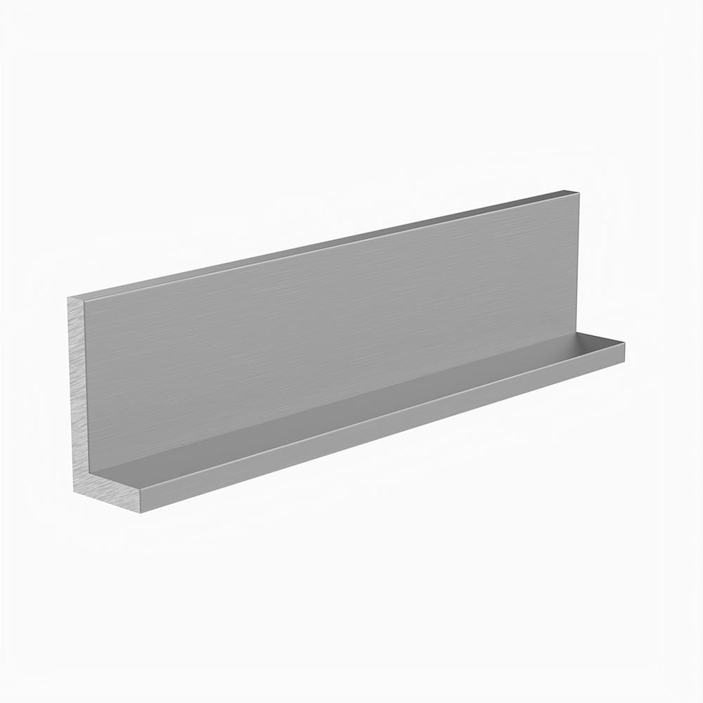 6063 T6 aluminium unequal angle 5m - architectural L-section