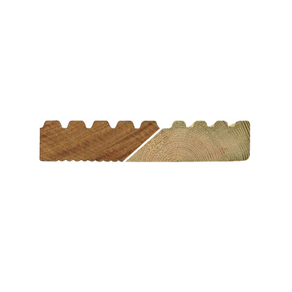 32 mm Softwood Grooved Reversible Decking Board – 125 / 150 mm Widths