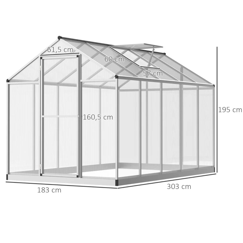 Heavy Duty Polycarbonate Greenhouse