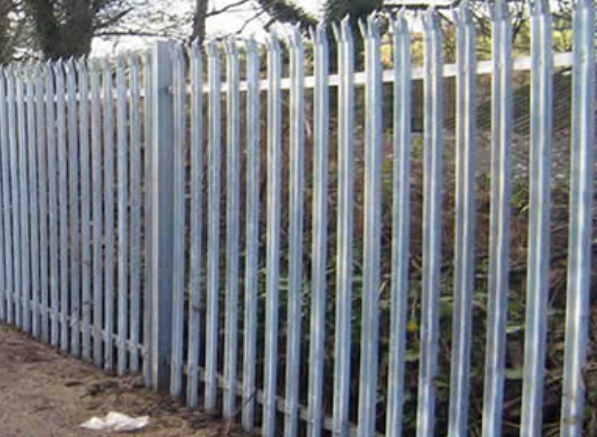 Galvanised Palisade Fencing