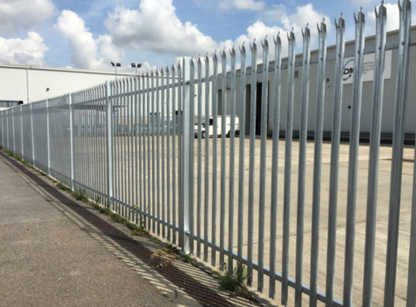 Galvanised Palisade Fencing