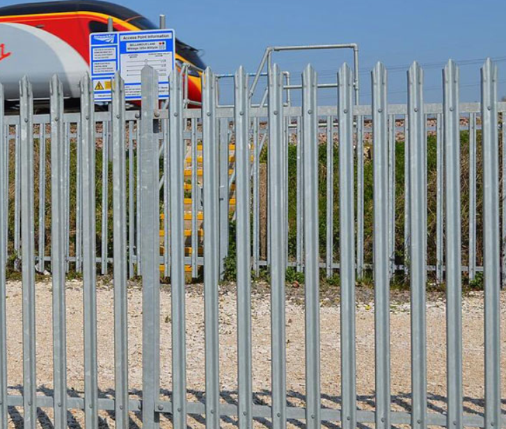 Galvanised Palisade Fencing