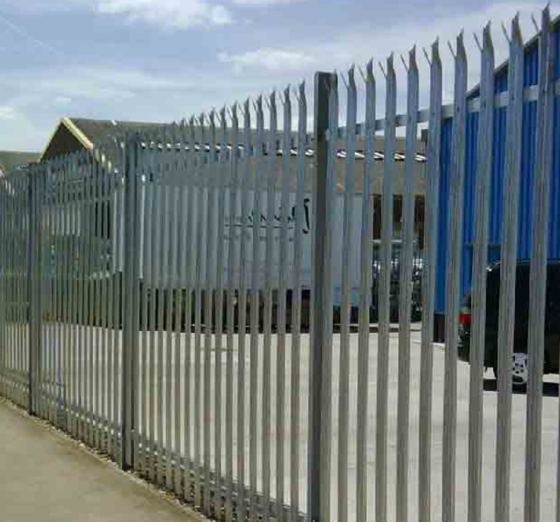 Galvanised Palisade Fencing