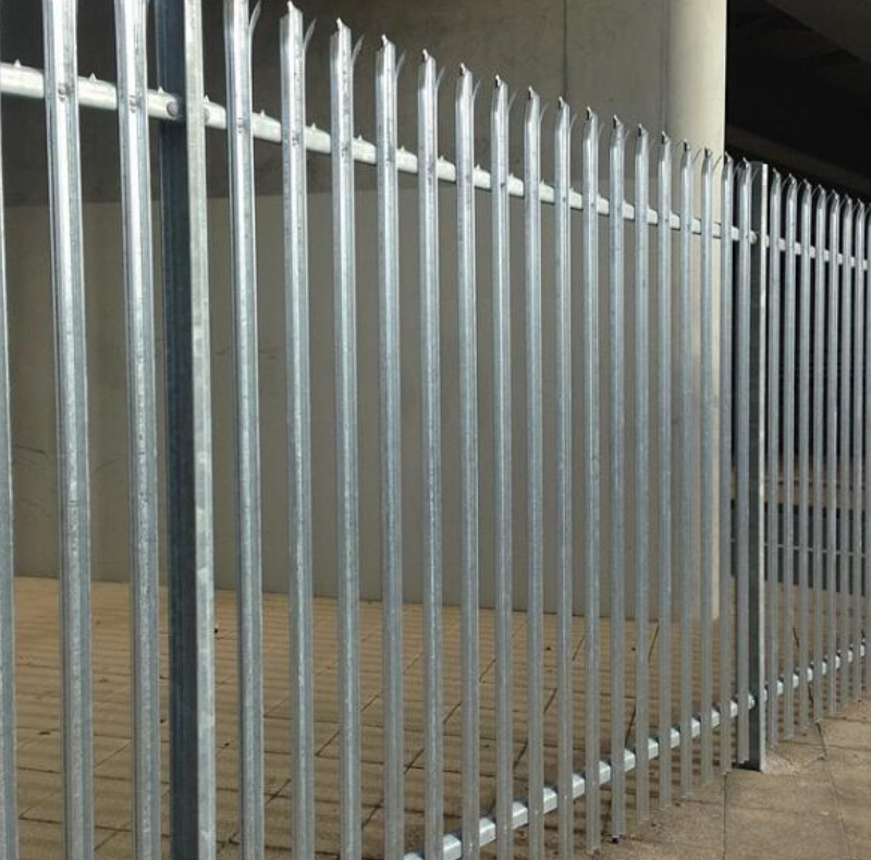 Galvanised Palisade Fencing