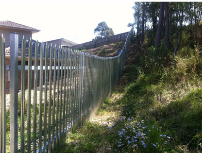 Galvanised Palisade Fencing