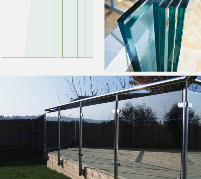 10mm toughened safety glass panel stock sizes and price guide - clear float glass - view 6