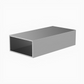 6063 Aluminium Box Rectangle Section - 5m Lengths