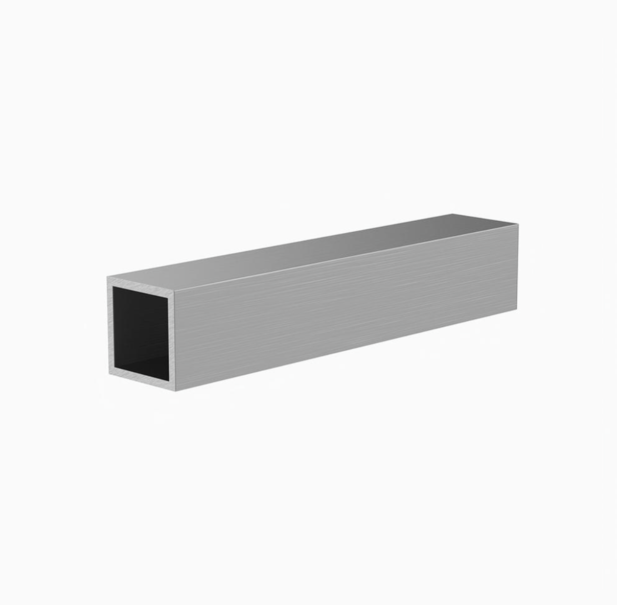 6063 Aluminium Box Rectangle Section - 5m Lengths