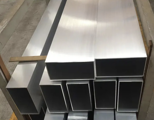 6063 Aluminium Box Rectangle Section - 5m Lengths