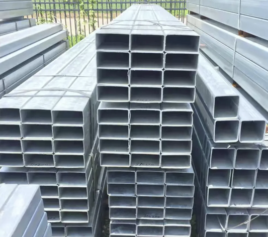 Galvanised Steel Box Rectangle Section - 6m Long