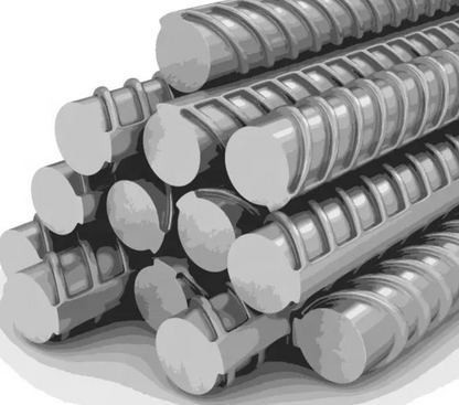 Pack of 5 Reinforcing Bar (Rebar) – 10 mm / 12 mm / 16 mm / 20 mm