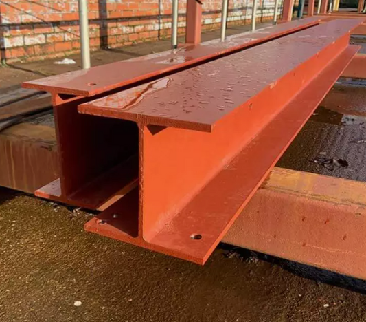 127x76 UB13 S355 Mild Steel Red Oxide RSJ