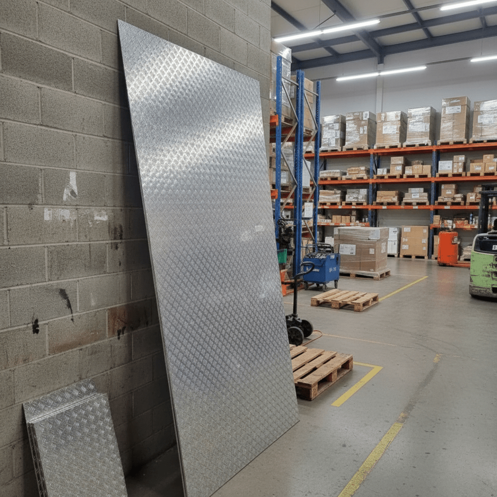 Aluminium Chequer Plate & Checker Plate – 5754 Five Bar | 8x4 & 2m x 1m - Rackerman