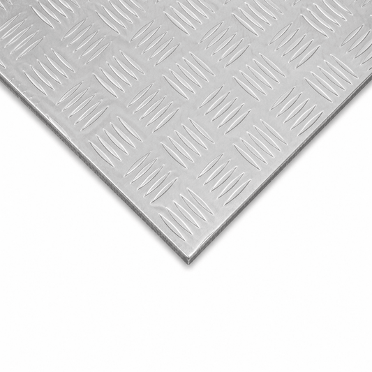Aluminium Chequer Plate & Checker Plate – 5754 Five Bar Tread Plate, 8x4 & 2m x 1m, 1.5mm to 6mm, Anti-Slip Flooring, Ramps & Trailers - Rackerman
