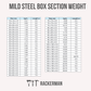 Mild Steel Box/Rectangle Section - 7.5m Lengths