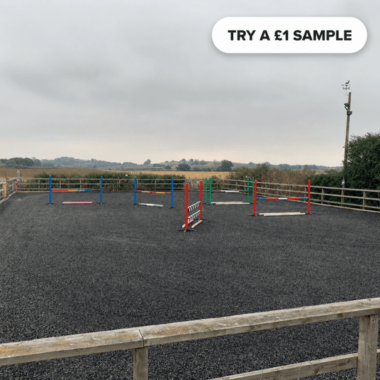 Equestrian Rubber Chippings – Horse Arena & Ménage Surfacing Bulk Bags - Rackerman