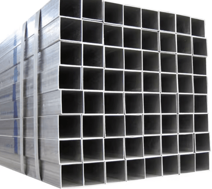 ERW steel box section mill finish square tube detail