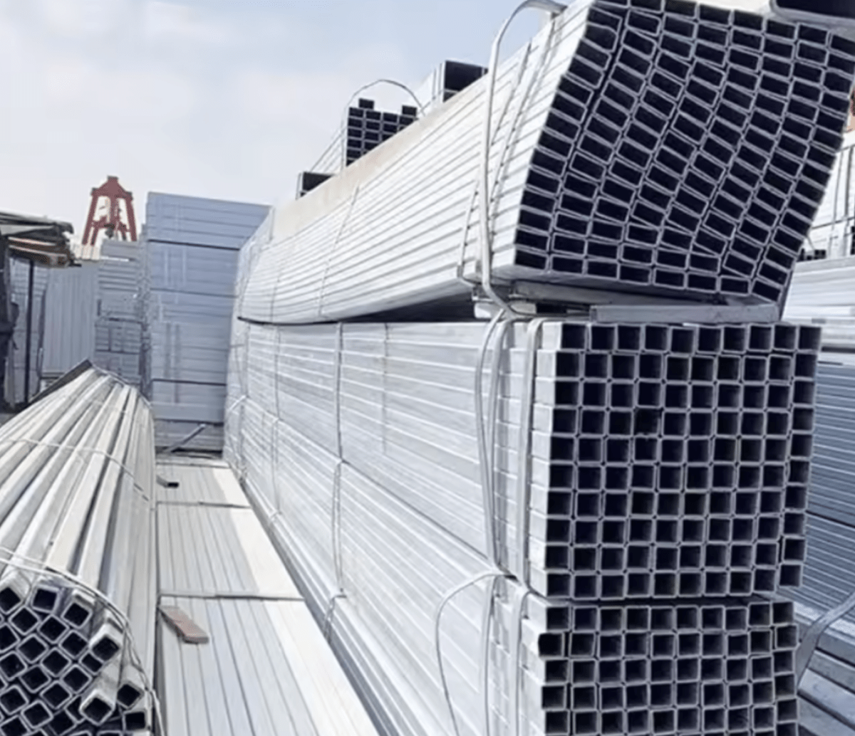 ERW steel box and rectangle section 6m size range