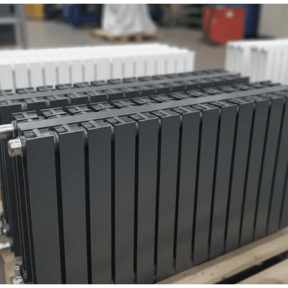 Flat Panel Radiators — Designer Vertical & Horizontal, Single & Double Panel, Anthracite, Black & White UK Central Heating Radiators - Rackerman