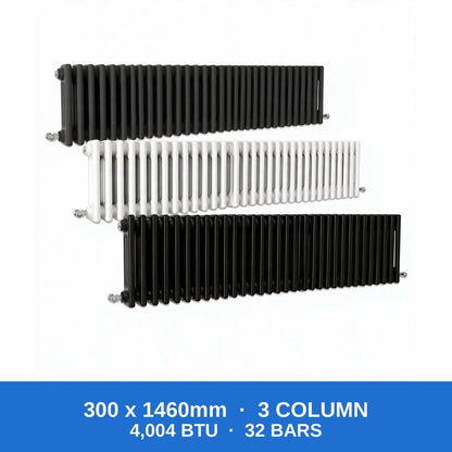 Flat Panel Radiators — Designer Vertical & Horizontal, Single & Double Panel, Anthracite, Black & White UK Central Heating Radiators - Rackerman