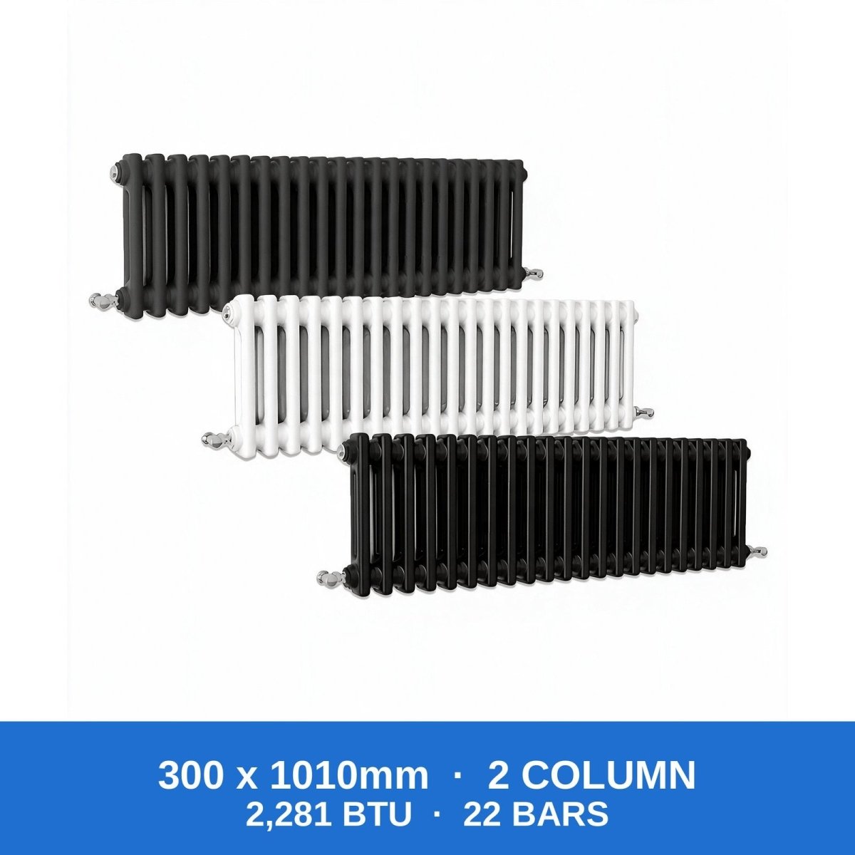 Flat Panel Radiators — Designer Vertical & Horizontal, Single & Double Panel, Anthracite, Black & White UK Central Heating Radiators - Rackerman